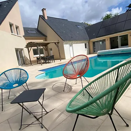 Villa Luxe Aux Portes Du Circuit Piscine Chauffee *