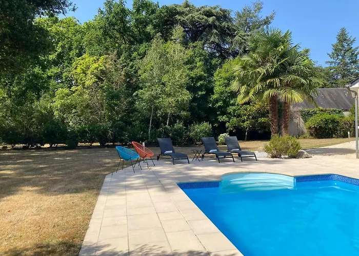 Luxe Aux Portes Du Circuit Piscine Chauffee Villa Arnage